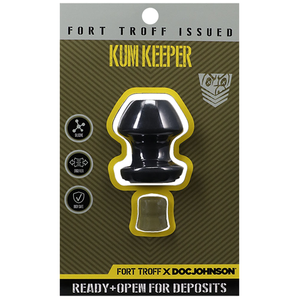 Fort Troff - Kum Keeper - Small -  Small Hollow Butt Plug with Removeable Stopper