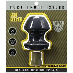 Fort Troff - Kum Keeper - Large -  Large Hollow Butt Plug with Removeable Stopper