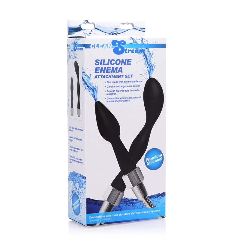 Silicone Enema Attachment Set