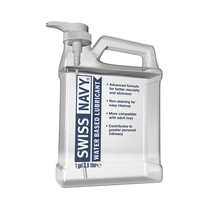 Swiss Navy Water Based Lubricant 1gal/3.8L