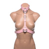 Miss Behaved Pink Chest Harness  OS