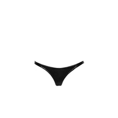 Snake Wet-Look Thong - Black Small
