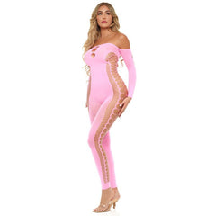 Diamond Drippin Bodystocking Black