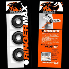 Ringer Max 3 Pc Cockring Set Black