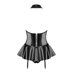 Hot Corset w Panties Black