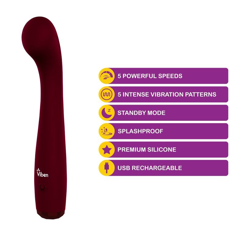 Viben Devotion G-Spot Vibrator - Ruby