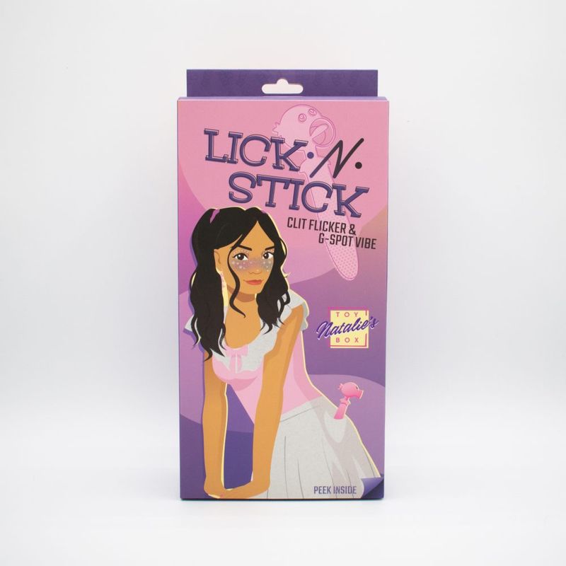 Lick N' Stick Clit Flicker G-Spot Bathroom Vibrator
