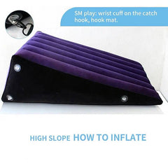 Large Inflatable Sex Positioning Wedge Cushion