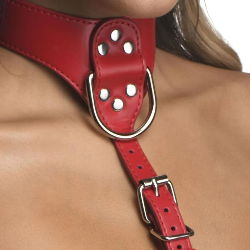 Red Female Chest Harness - M/L