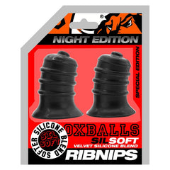 Ribnibs Curved Springy-Ribbed Nip Suckers Night
