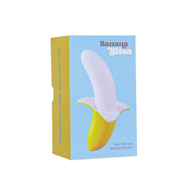 Banana Bliss 13cm Silicone Slimline Vibrator Massager