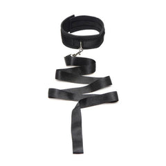 Neoprene Collar And Leash Set Black