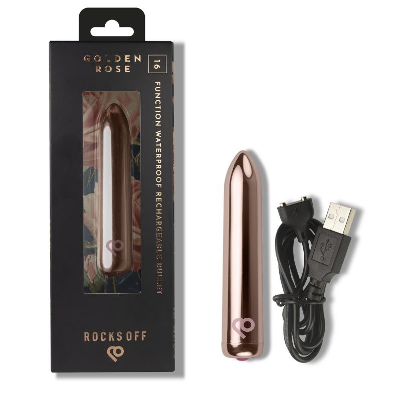 Golden Rose Rechargeable Bullet