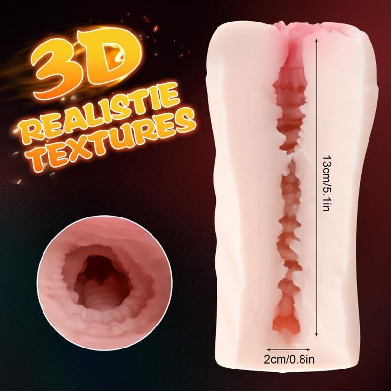Penny Pussy Dual Layer Vibrating Masturbator