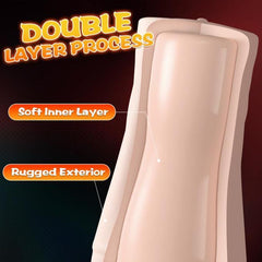 Penny Pussy Dual Layer Vibrating Masturbator