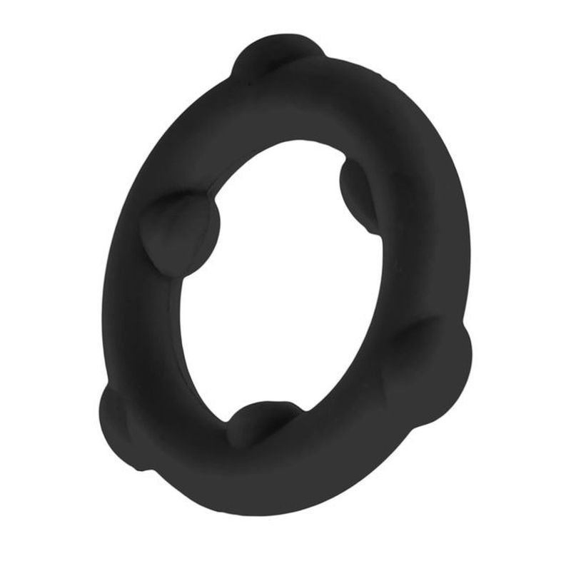 Spinner Silicone Ring Black