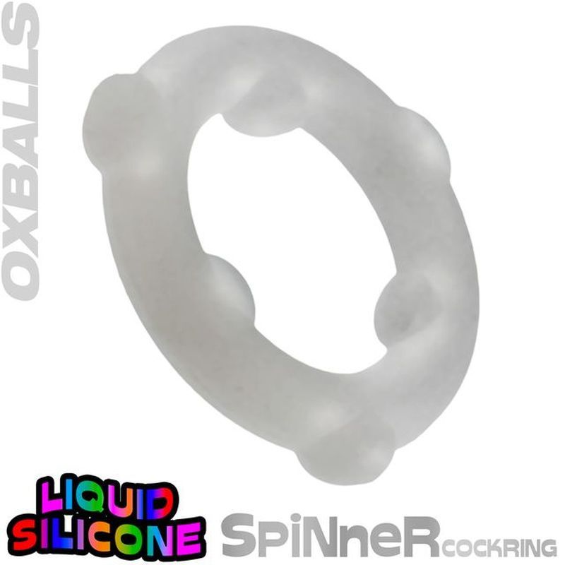 Spinner Silicone Ring Clear
