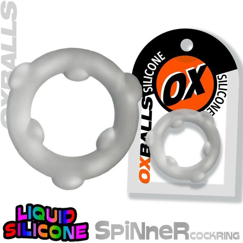 Spinner Silicone Ring Clear