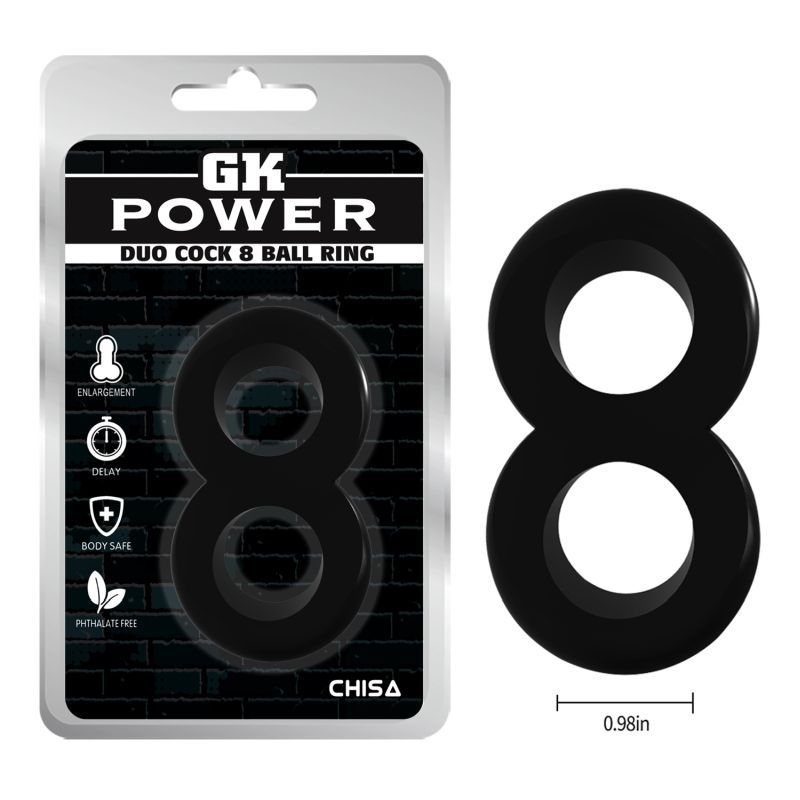 Duo Cock 8 Ball Ring