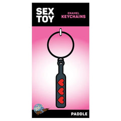 Hearts Paddle Keychain