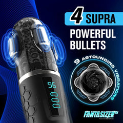 Hypershaker Automatic App Controlled LCD Masturbator Blue