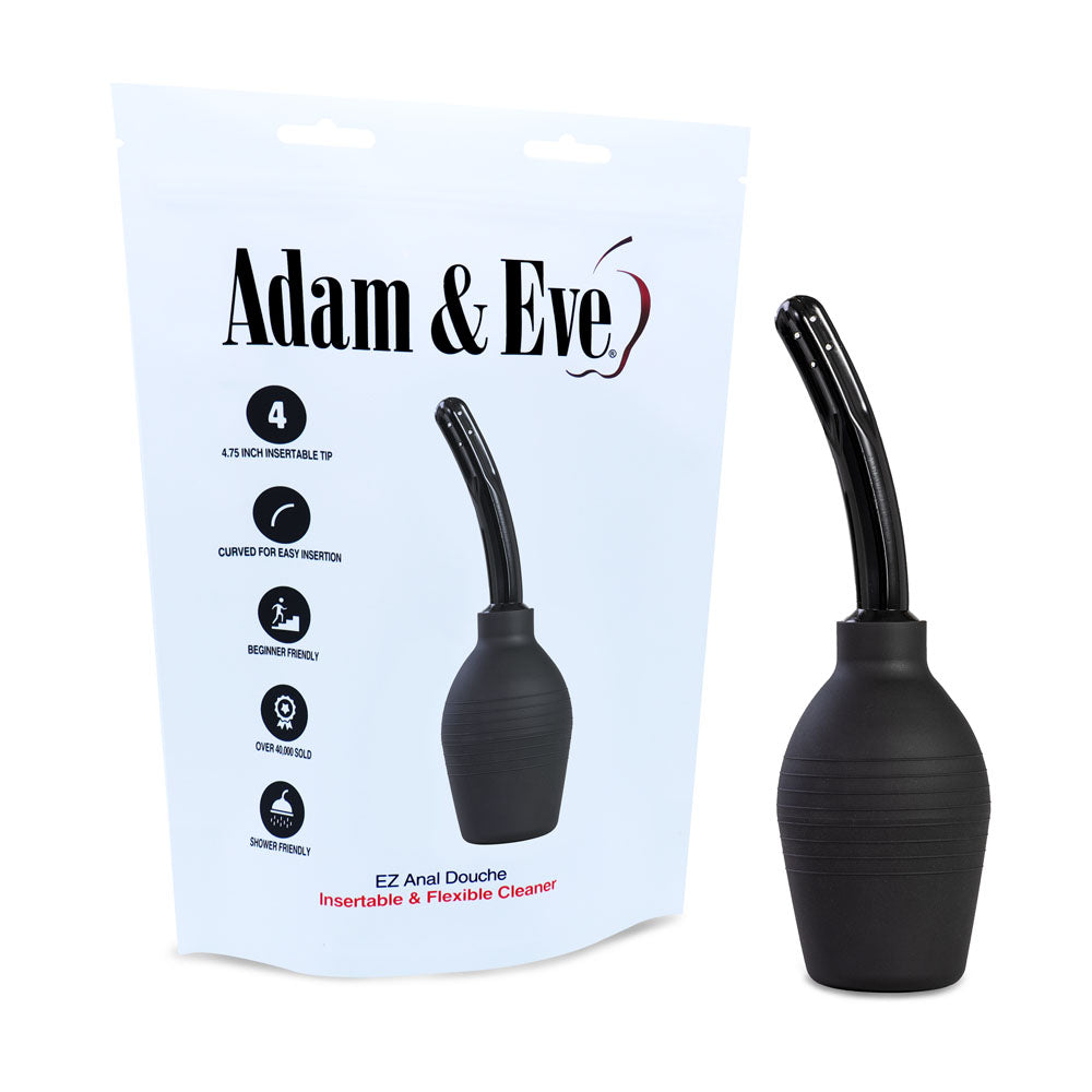 Adam & Eve Ez Anal Douche - Black Douche