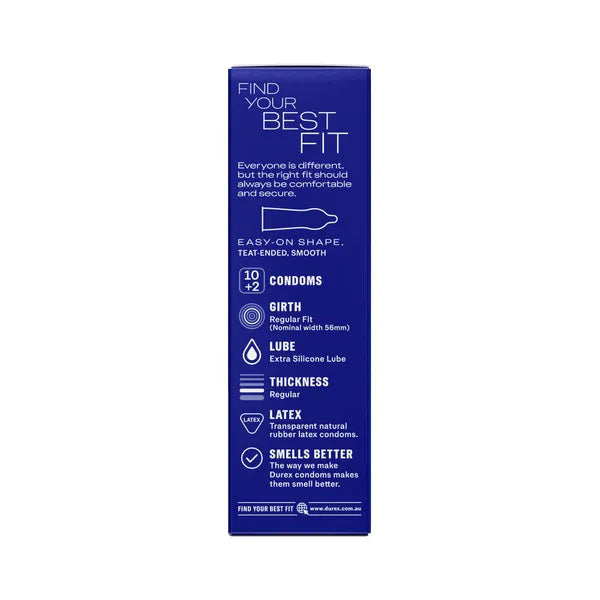 Durex Originals Regular Fit Condoms - 10 pk