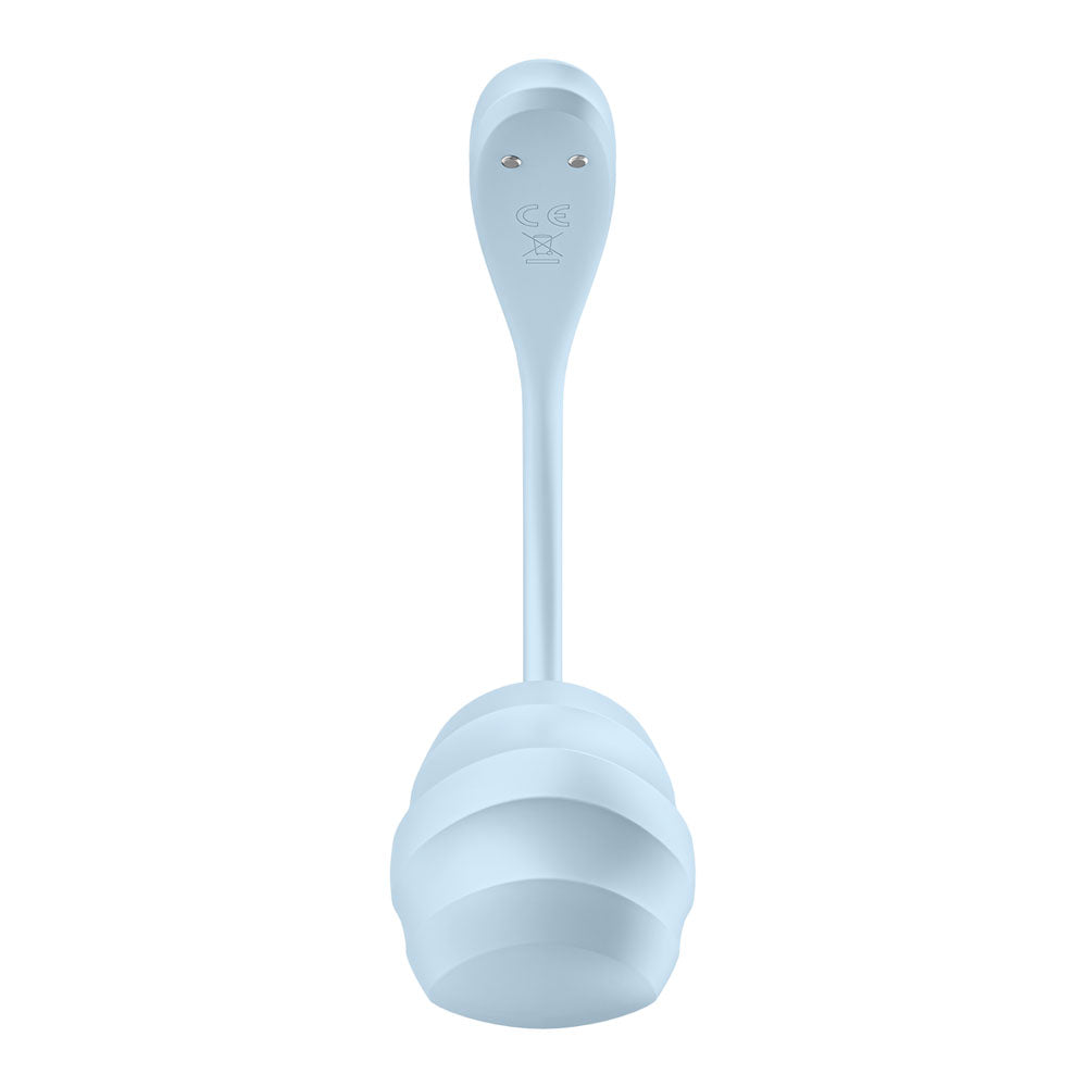 Satisfyer Smooth Petal Wearable G-Spot Vibe - Blue