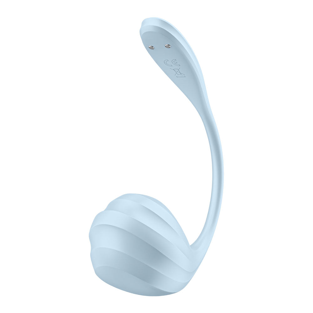 Satisfyer Smooth Petal Wearable G-Spot Vibe - Blue