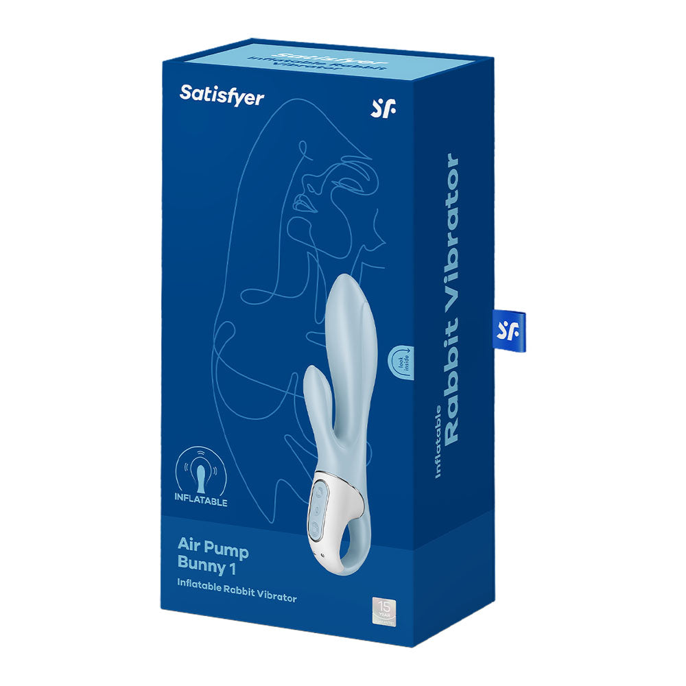 Satisfyer Air Pump Bunny 1 -  USB Rechargeable Inflatable Rabbit Vibrator