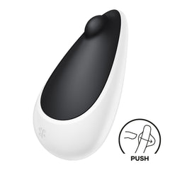 Satisfyer Spot On 3 USB Rechargeable Lay On Vibrator - Black & White