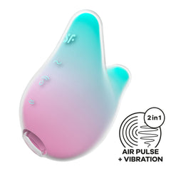 Satisfyer Mermaid Vibes Mint/Pink USB Rechargeable Air Pulse Stimulator