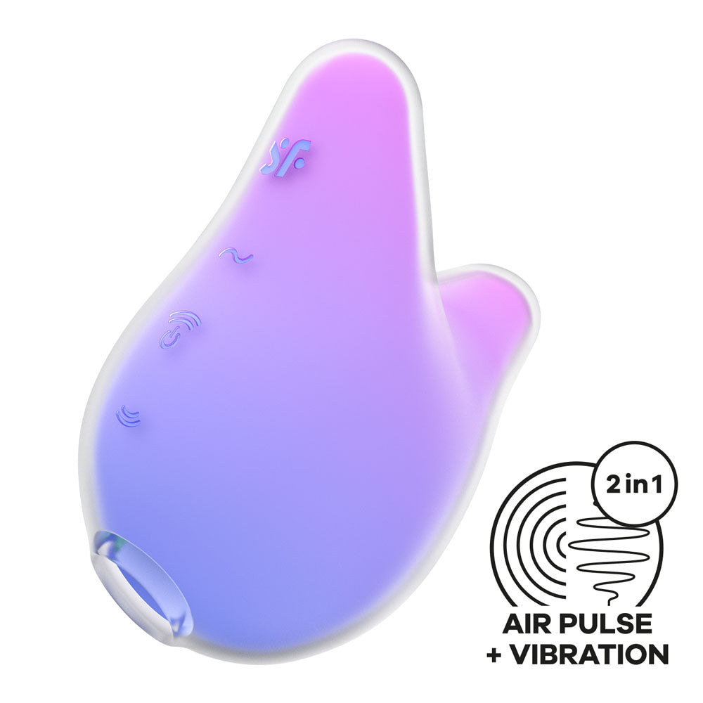 Satisfyer Mermaid Vibes Violet/Pink USB Rechargeable Air Pulse Stimulator