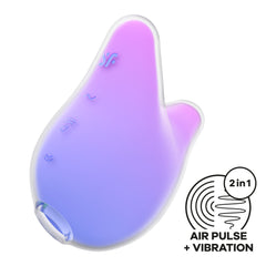 Satisfyer Mermaid Vibes Violet/Pink USB Rechargeable Air Pulse Stimulator