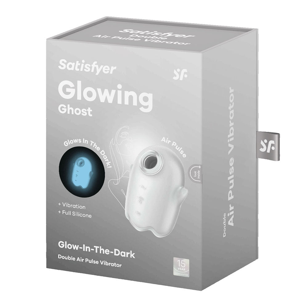 Satisfyer Glowing Ghost Air Pulse Clit Stim - White