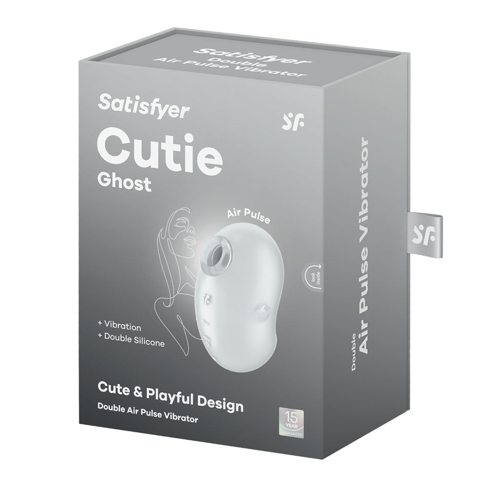 Satisfyer Cutie Ghost Air Pulse Clit Stimulator - White