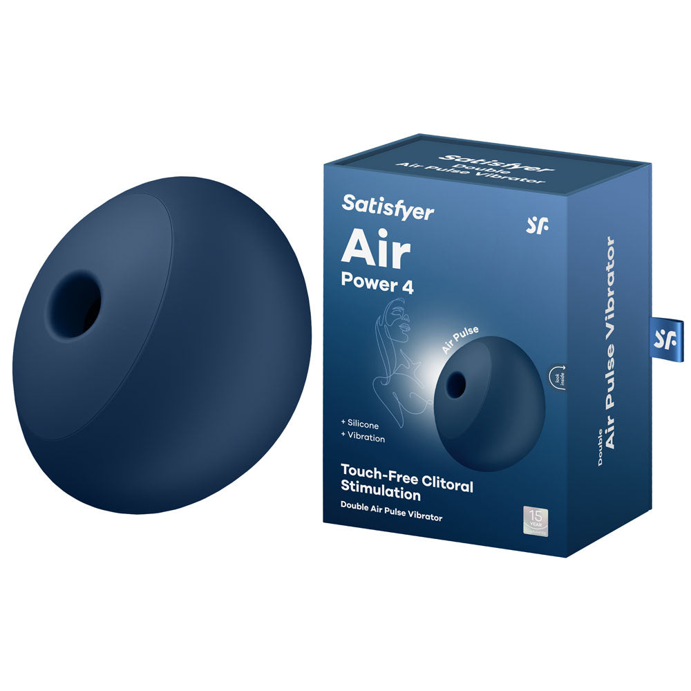 Satisfyer Air Power 4 USB-R Air Pulse Stimulator - Blue