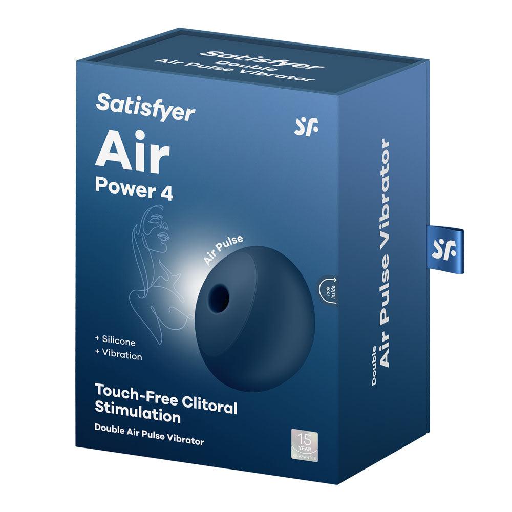 Satisfyer Air Power 4 USB-R Air Pulse Stimulator - Blue