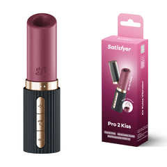 Satisfyer Pro 2 Kiss - /Black USB Rechargeable Air Pulse Stimulator