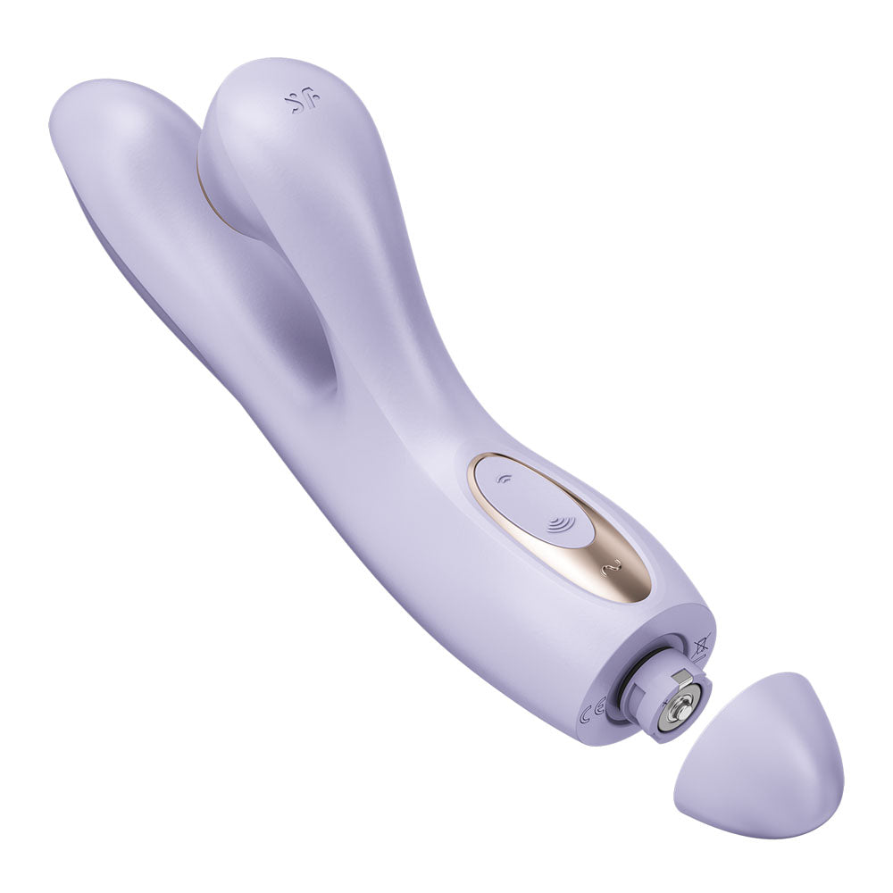 Satisfyer Pro + G-Spot - Battery Series - Lavender Vibrator with Air Pulse Clitoral Stimulator