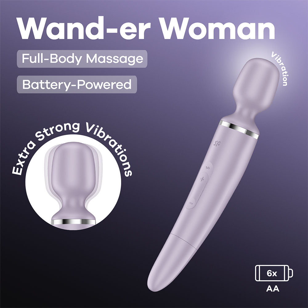 Satisfyer Wand-er Women - Battery Series - Violet 34 cm Massager Wand