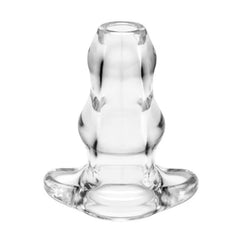 Tunnel Butt Plug Double Ridge - XL Clear