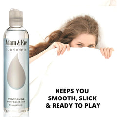 Adam & Eve Personal Water Based Gel Lubricant - 237 ml (8 oz) Bottle