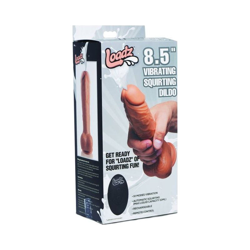 8.5in Dual Density Squirting Dildo Medium w Remote - Shhh...