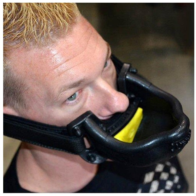 Piss Trough Mouth Gag with changeable inserts - Black or Red