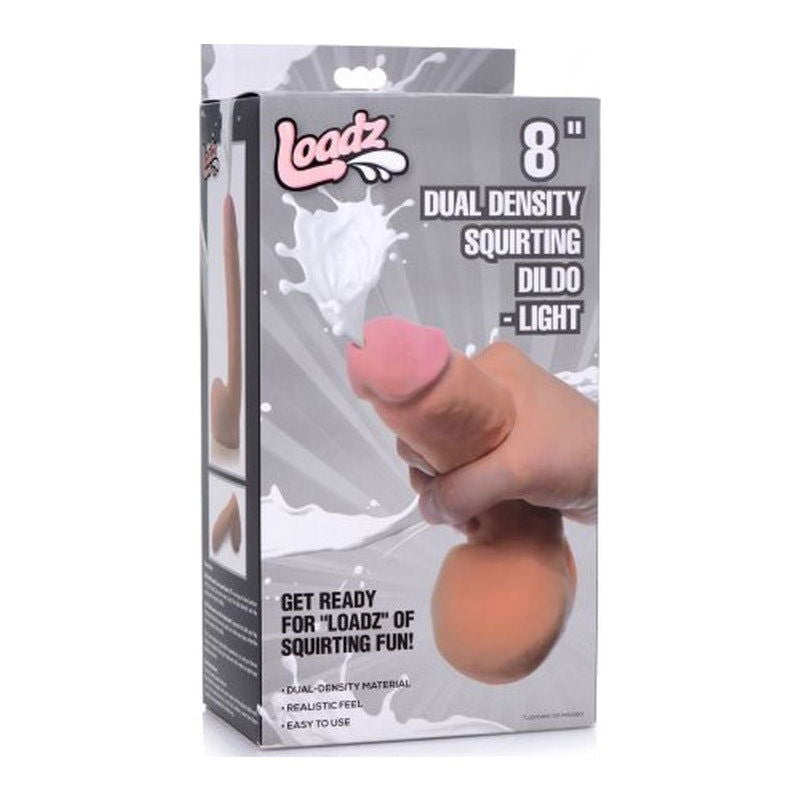8in Dual Density Squirting Dildo - Shhh...