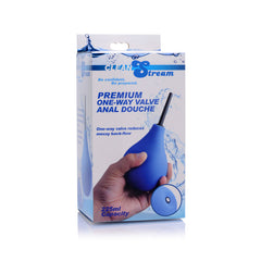 CleanStream Premium One-Way Valve Anal Douche - Blue Unisex Douche