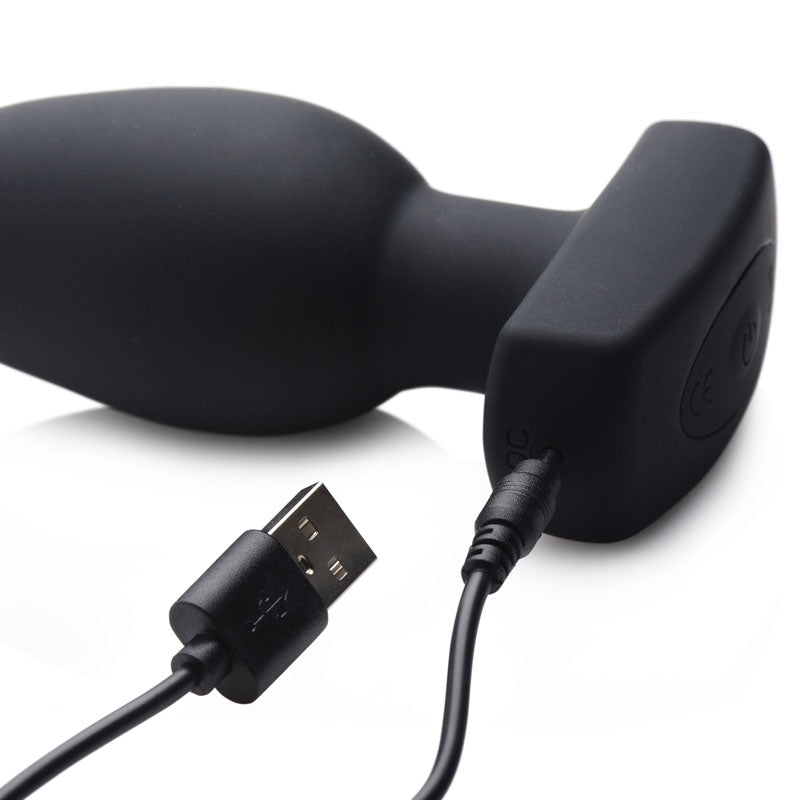 Ass Thumpers The Taper -  13 cm USB Rechargeable Vibrating Butt Plug with Wireless Remote