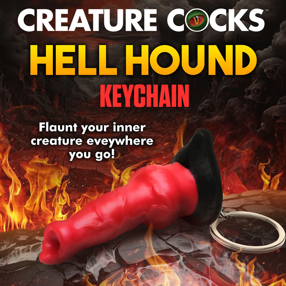 Creature Cocks Hell-Hound Novelty Dildo Keyring