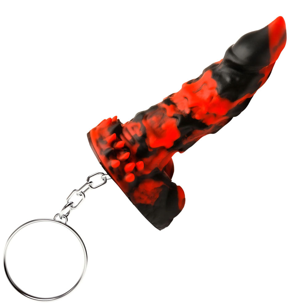 Creature Cocks Fire Demon Novelty Dildo Keyring